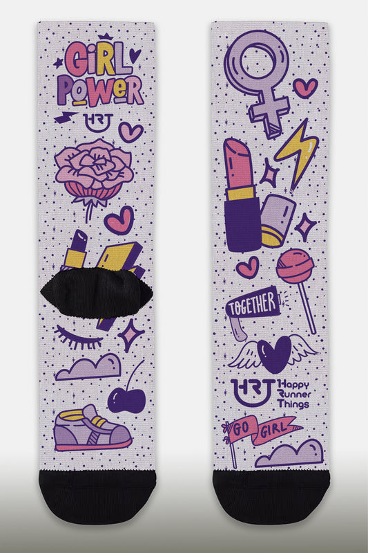 Girl Power - Calcetines - Caña Media-Alta