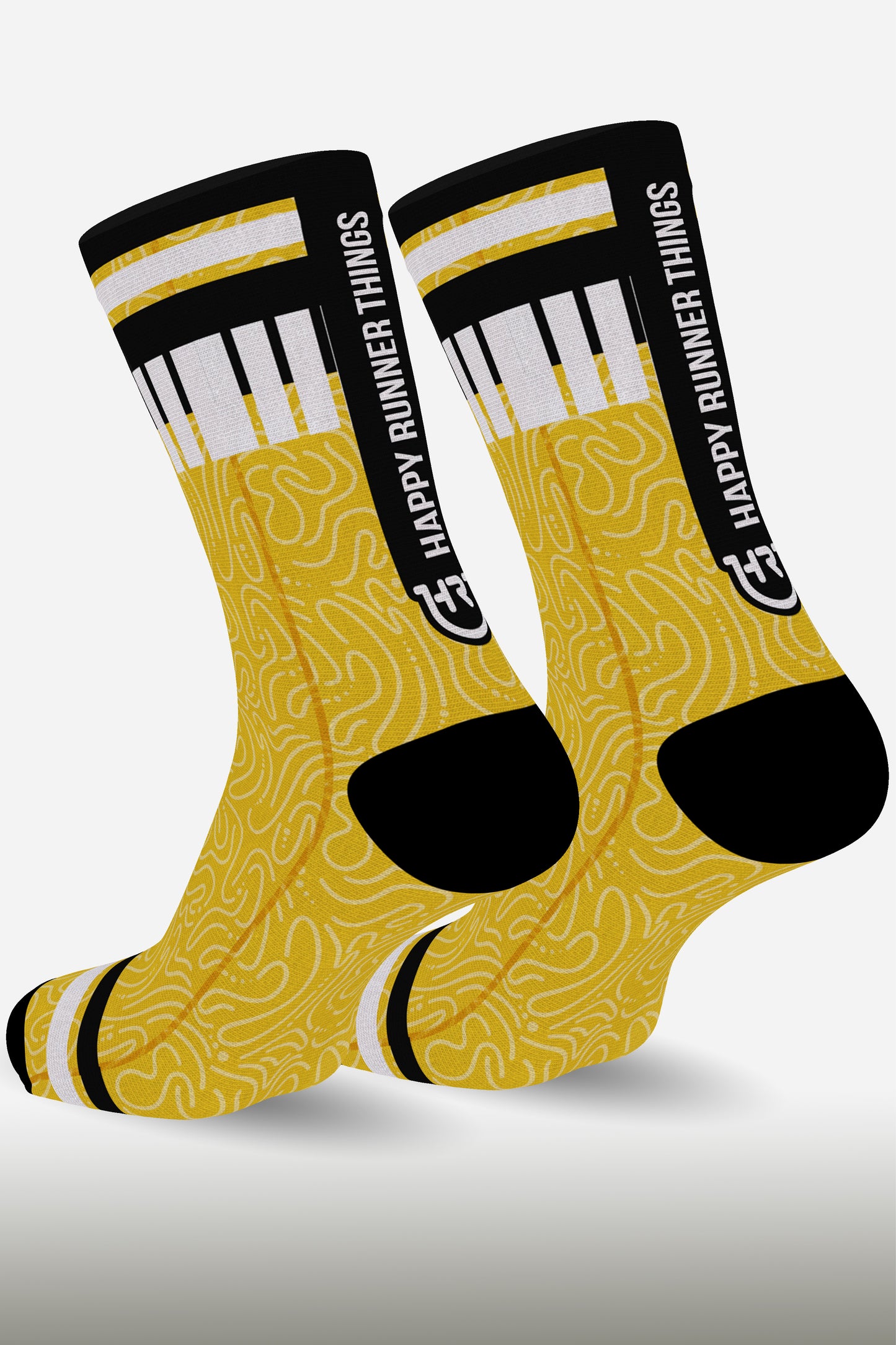 Happy Runner Things - Calcetines - Caña Alta