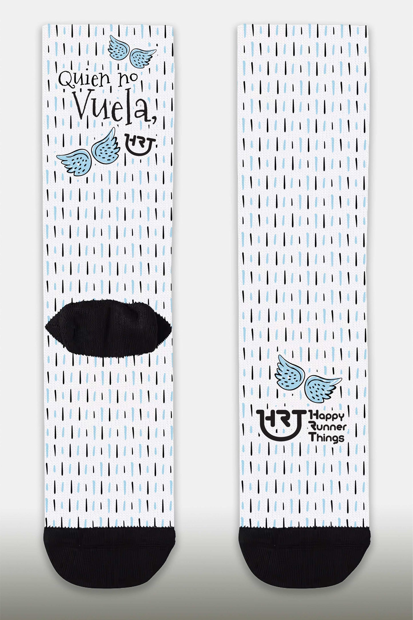 Quien no Vuela, Corre - Calcetines - Caña Media-Alta