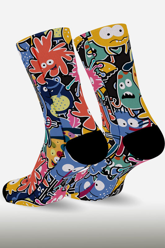 Monsters - Calcetines - Caña Media-Alta