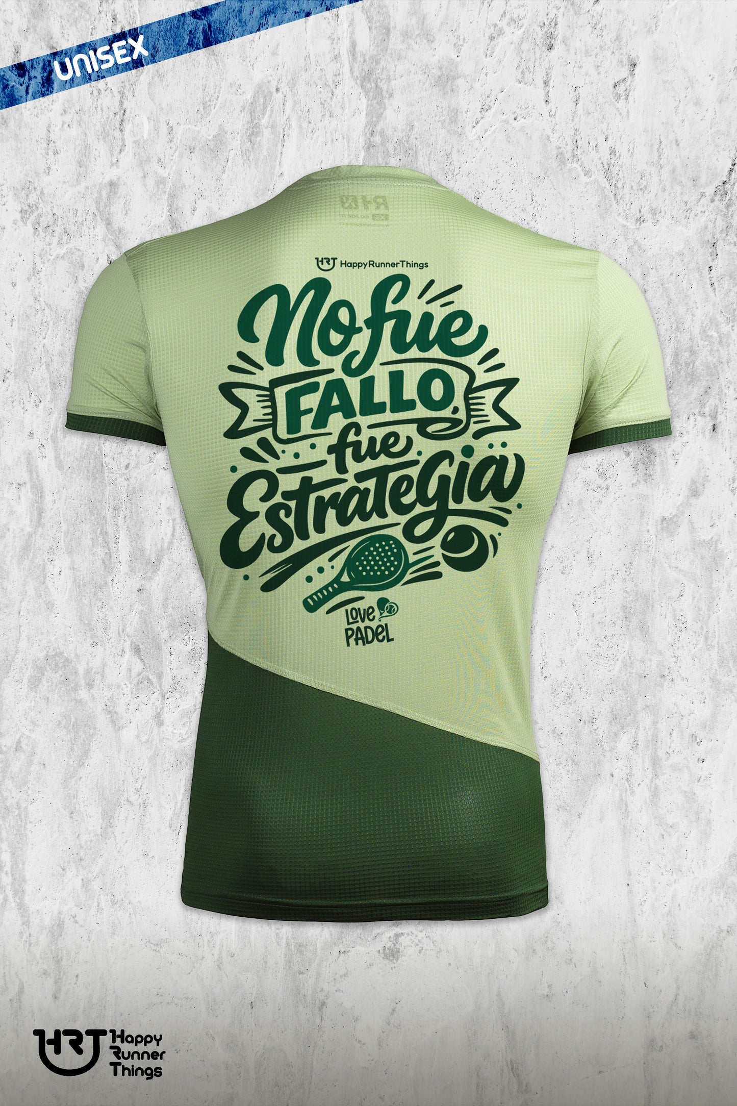 ES ESTRATEGIA - Camiseta LOVE PADEL Unisex - Manga Corta