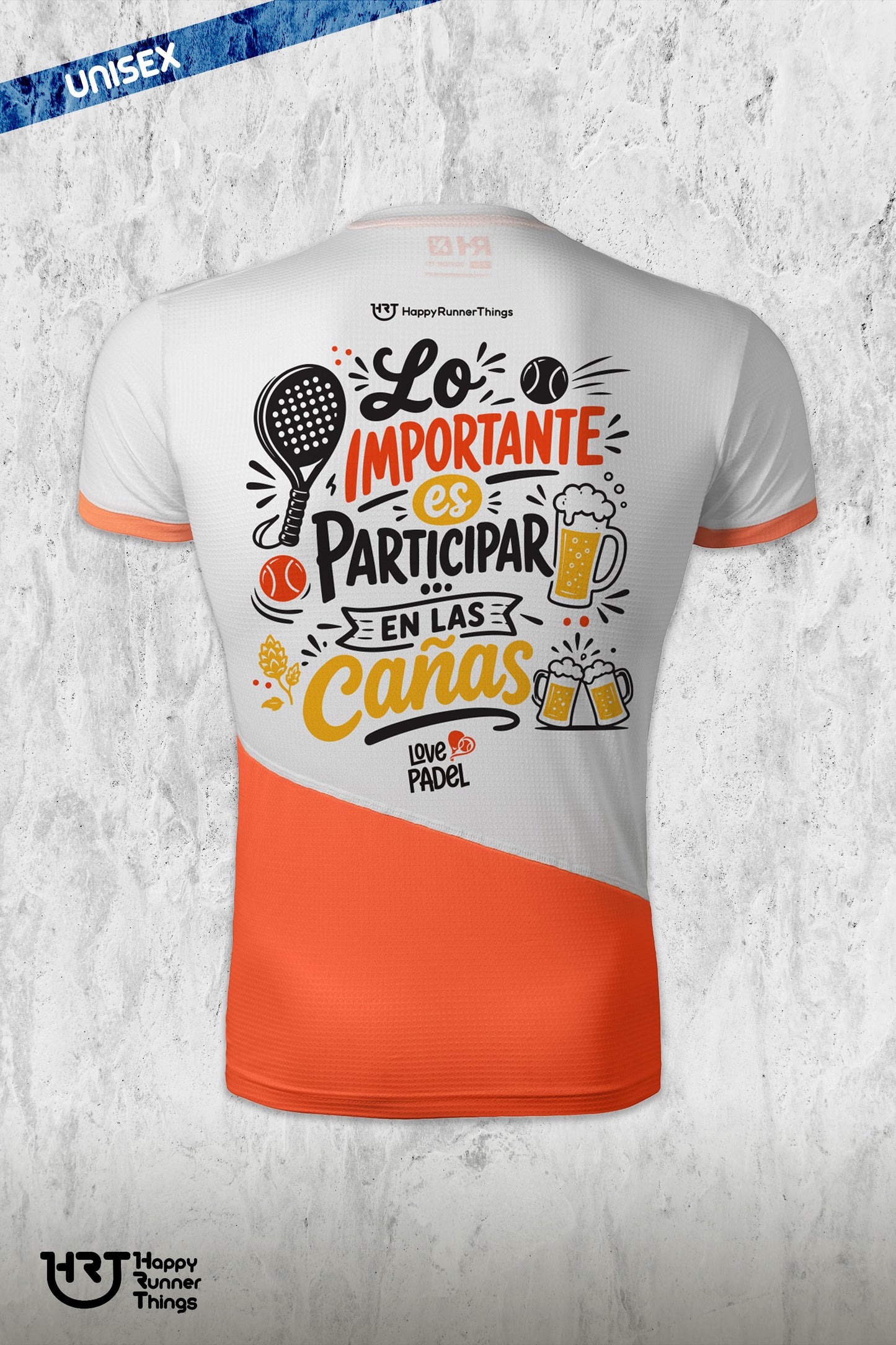 LO IMPORTANTE ES PARTICIPAR - Camiseta LOVE PADEL Unisex - Manga Corta