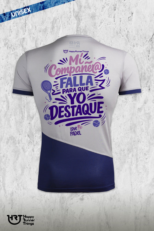 YO DESTACO - Camiseta LOVE PADEL Unisex - Manga Corta