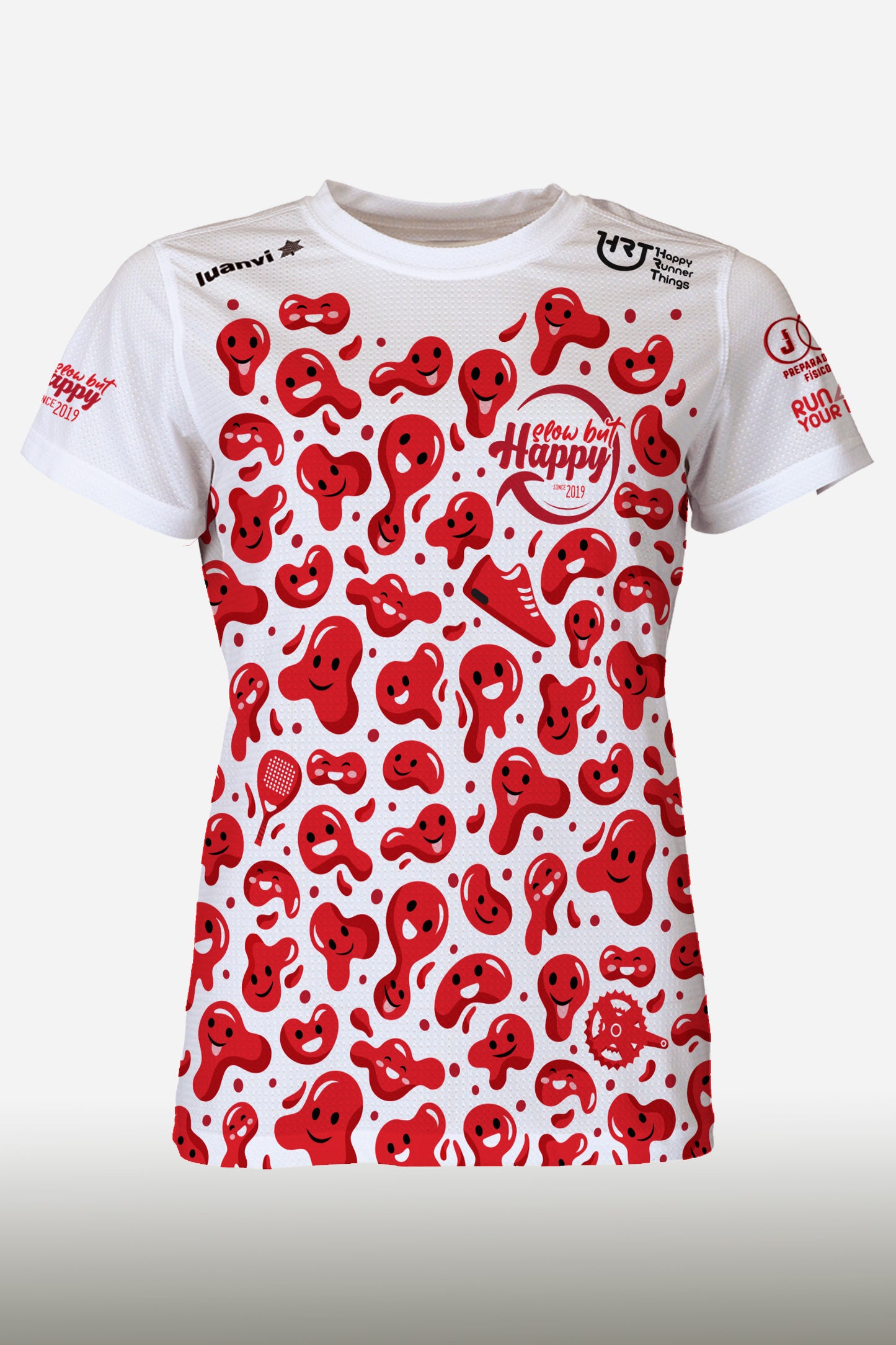 Slow But Happy - Camiseta Técnica Mujer - 2023