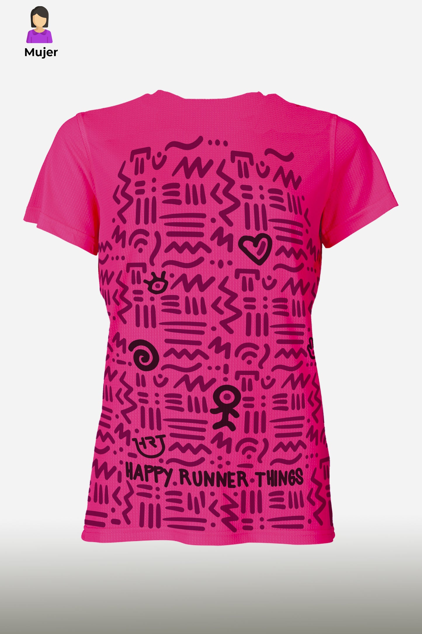 Happy & Playful - Camiseta Técnica Mujer - 2024