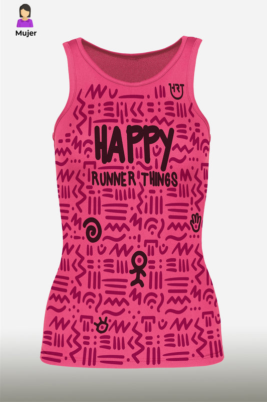 Happy & Playful - Camiseta Tirantes Mujer - 2024