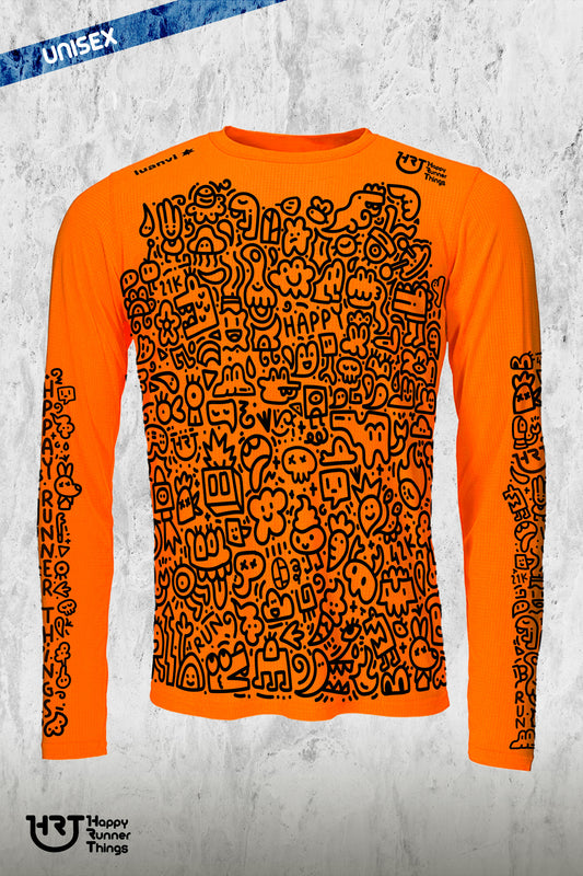 Doodles - Camiseta Técnica Unisex - Manga Larga