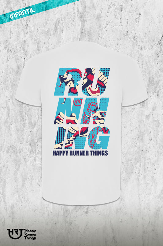 RU-NN-ING - Camiseta ECO Infantil - Manga Corta