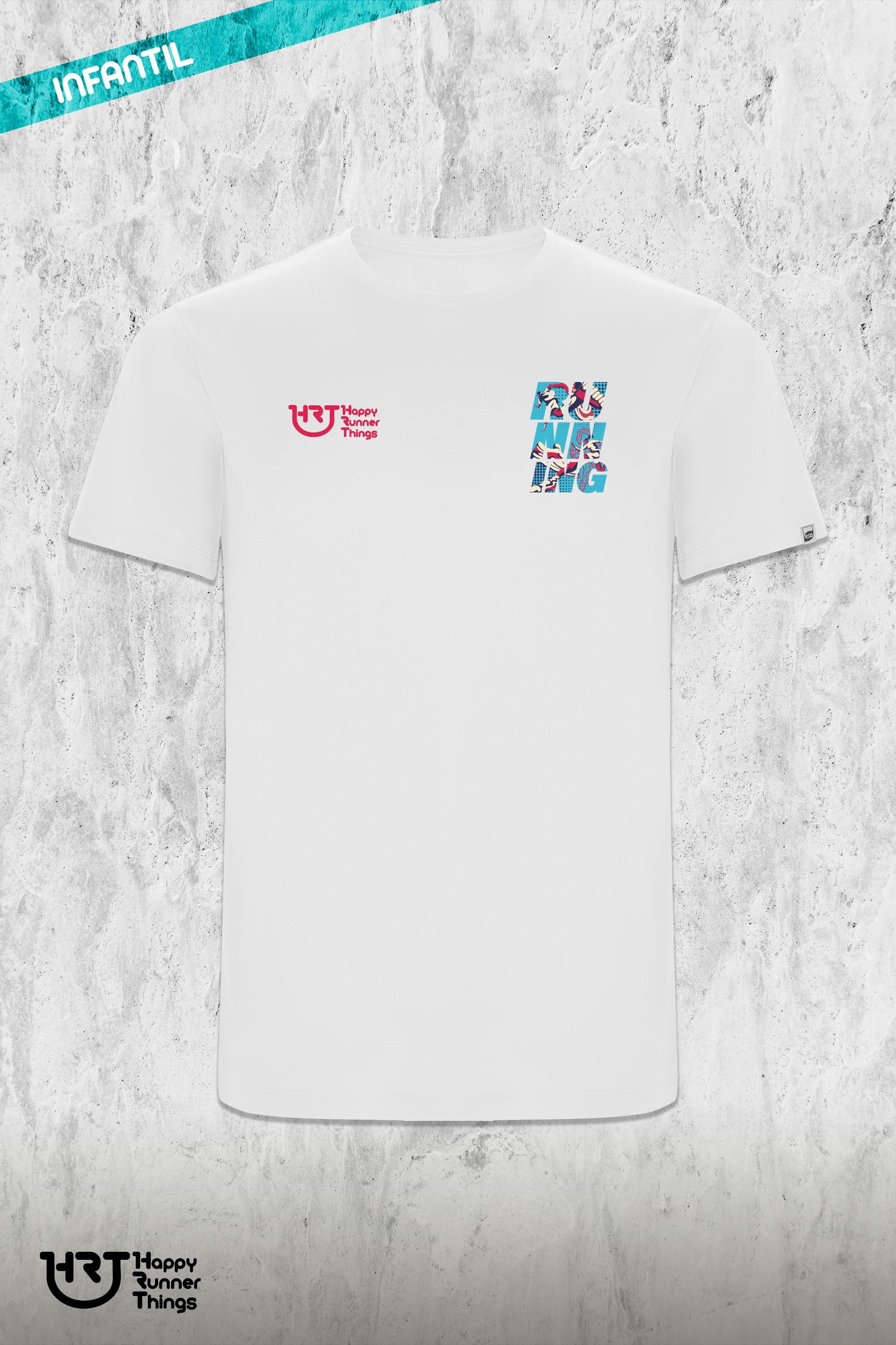 RU-NN-ING - Camiseta ECO Infantil - Manga Corta