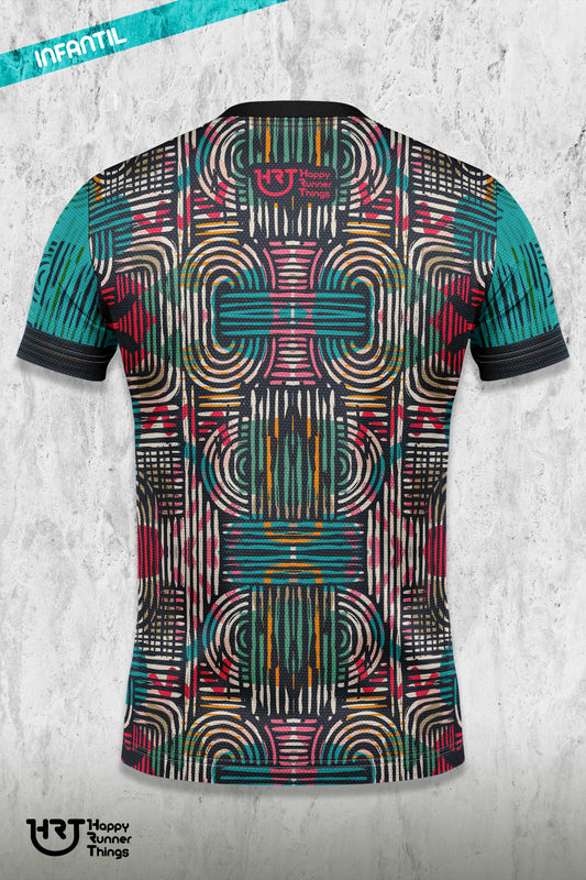 Ethnic - Camiseta Técnica Kids - Manga Corta