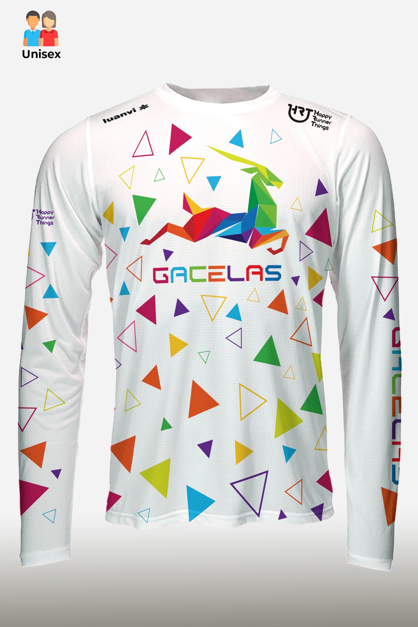 Gacelas Guadalajara - Camiseta Running Unisex Manga Larga