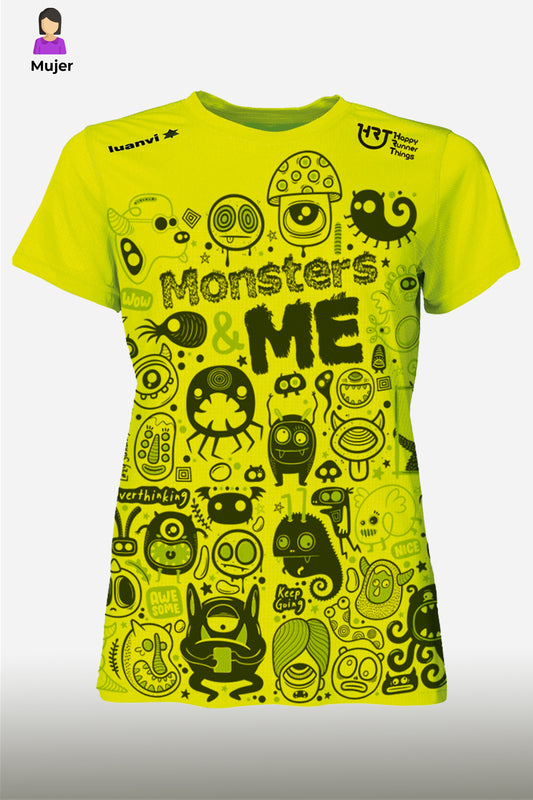 Monsters & ME - Camiseta Técnica Mujer