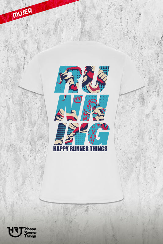 RU-NN-ING - Camiseta ECO Mujer - Manga Corta