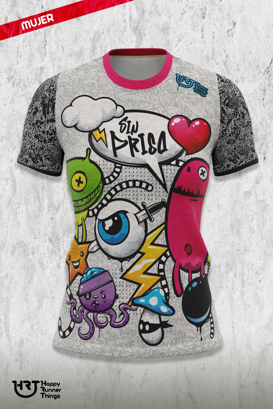 Sin Prisa - Camiseta Técnica Mujer - Manga Corta