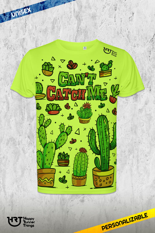 Can't Catch Me - Camiseta Running Unisex - Manga Corta