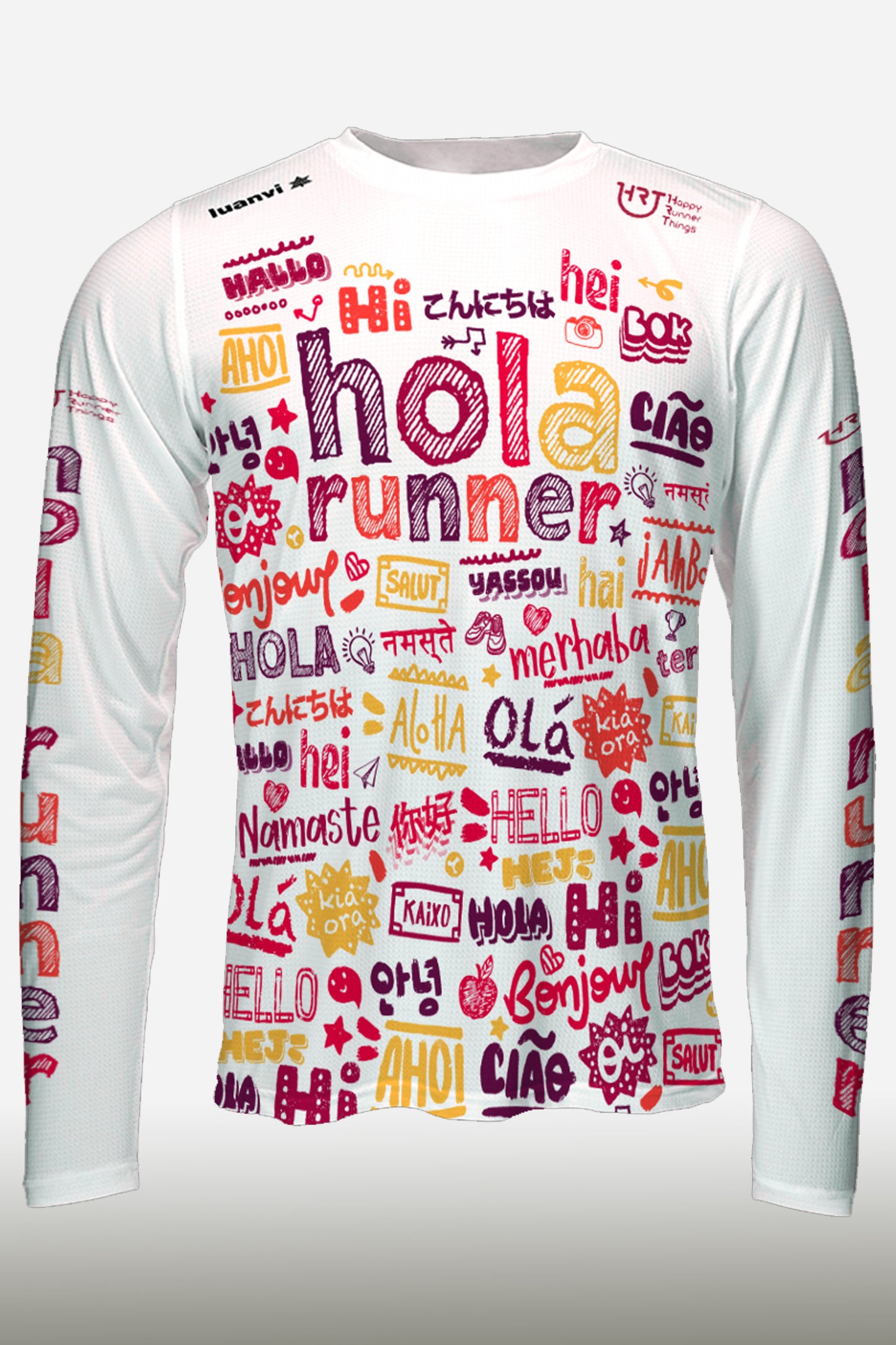 Hola Runner - Camiseta Running Unisex - Manga Larga