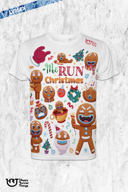 MeRun Christmas - Camiseta Running Unisex