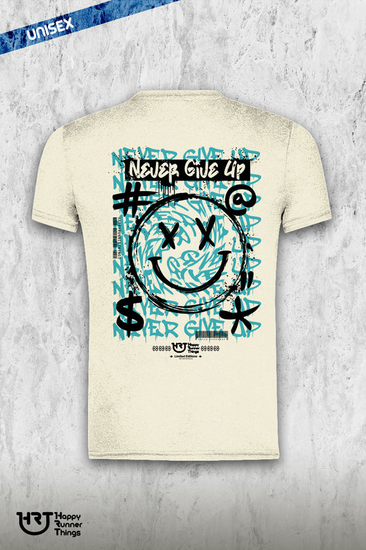 NEVER GIVE UP - Camiseta ECO Unisex - Manga Corta