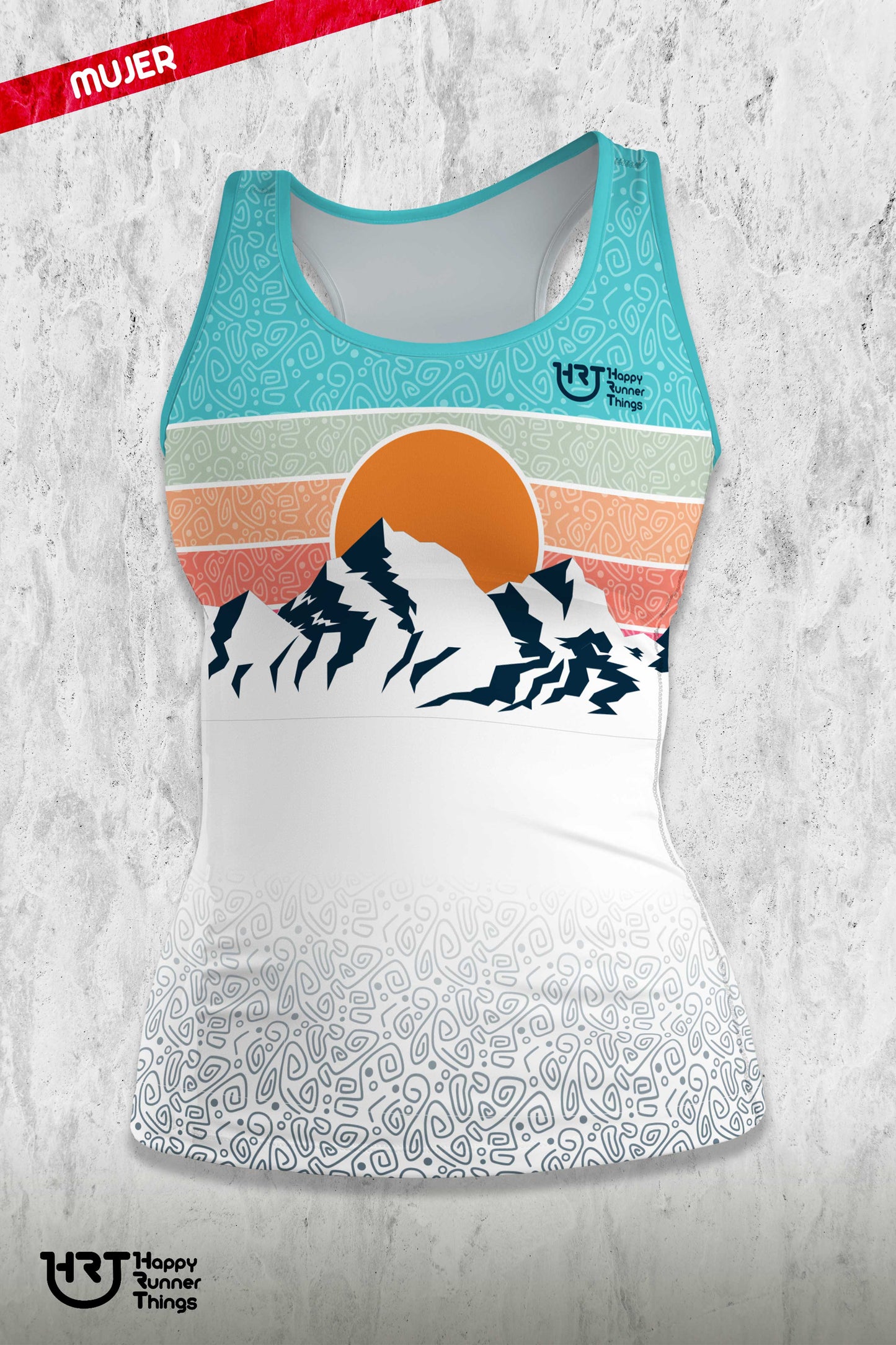 Mountains - Camiseta Técnica Mujer - Tirantes