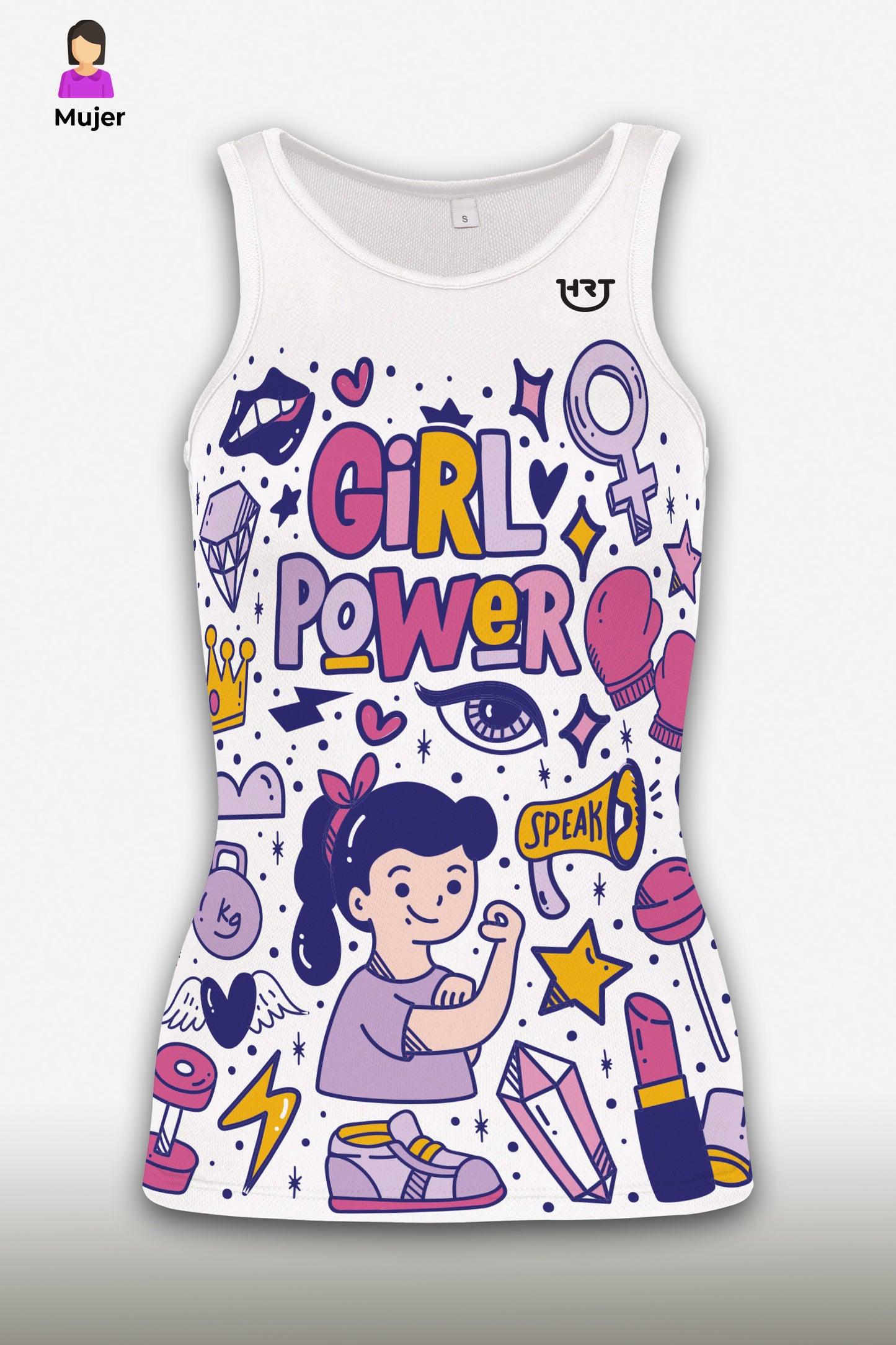 Girl Power - Camiseta Tirantes Mujer