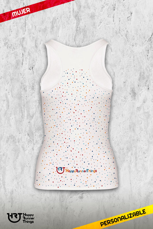 Run In Colors - Camiseta Running Mujer - Tirantes