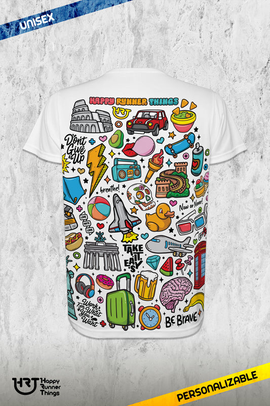 RUN YOUR LIFE - Camiseta ECO Unisex - Manga Corta