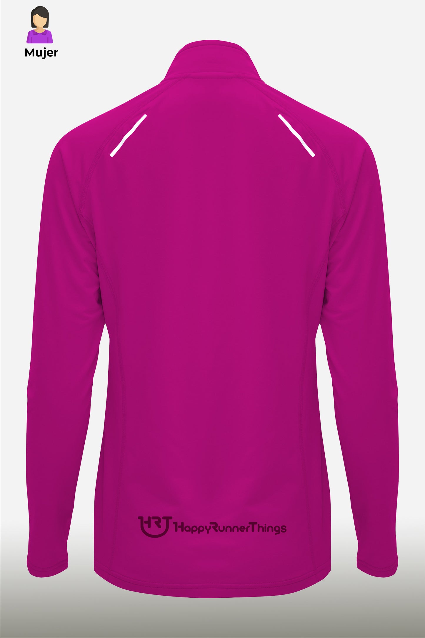 Happy Runner - Fucsia - Sudadera Técnica Mujer
