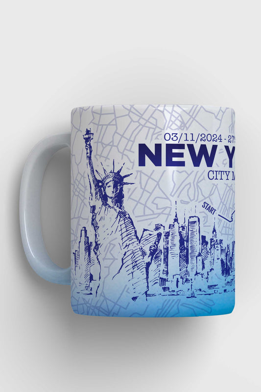 Trazados - Taza - New York Marathon