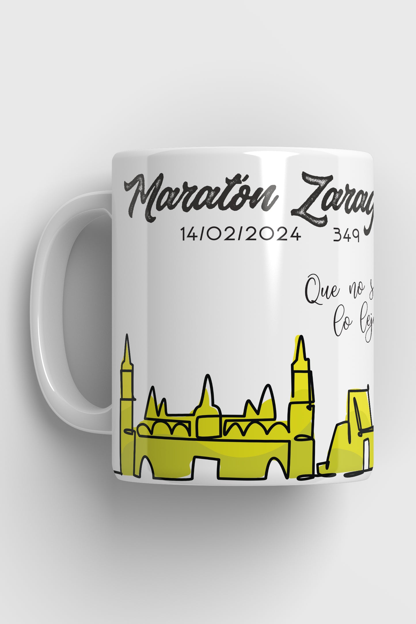 Trazados - Taza - Maratón Zaragoza