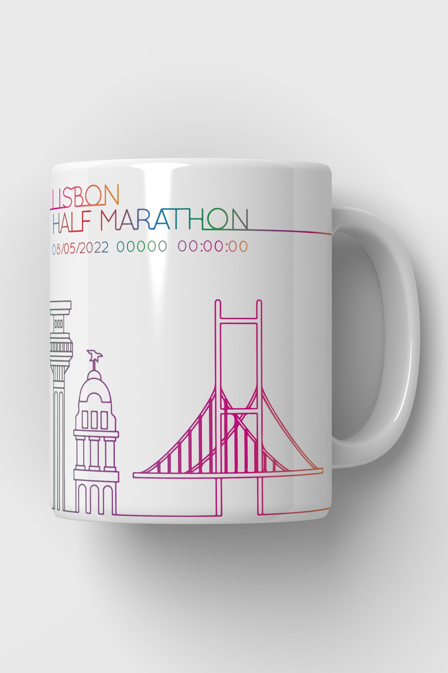 Trazados - Taza - Medio Maratón Lisboa