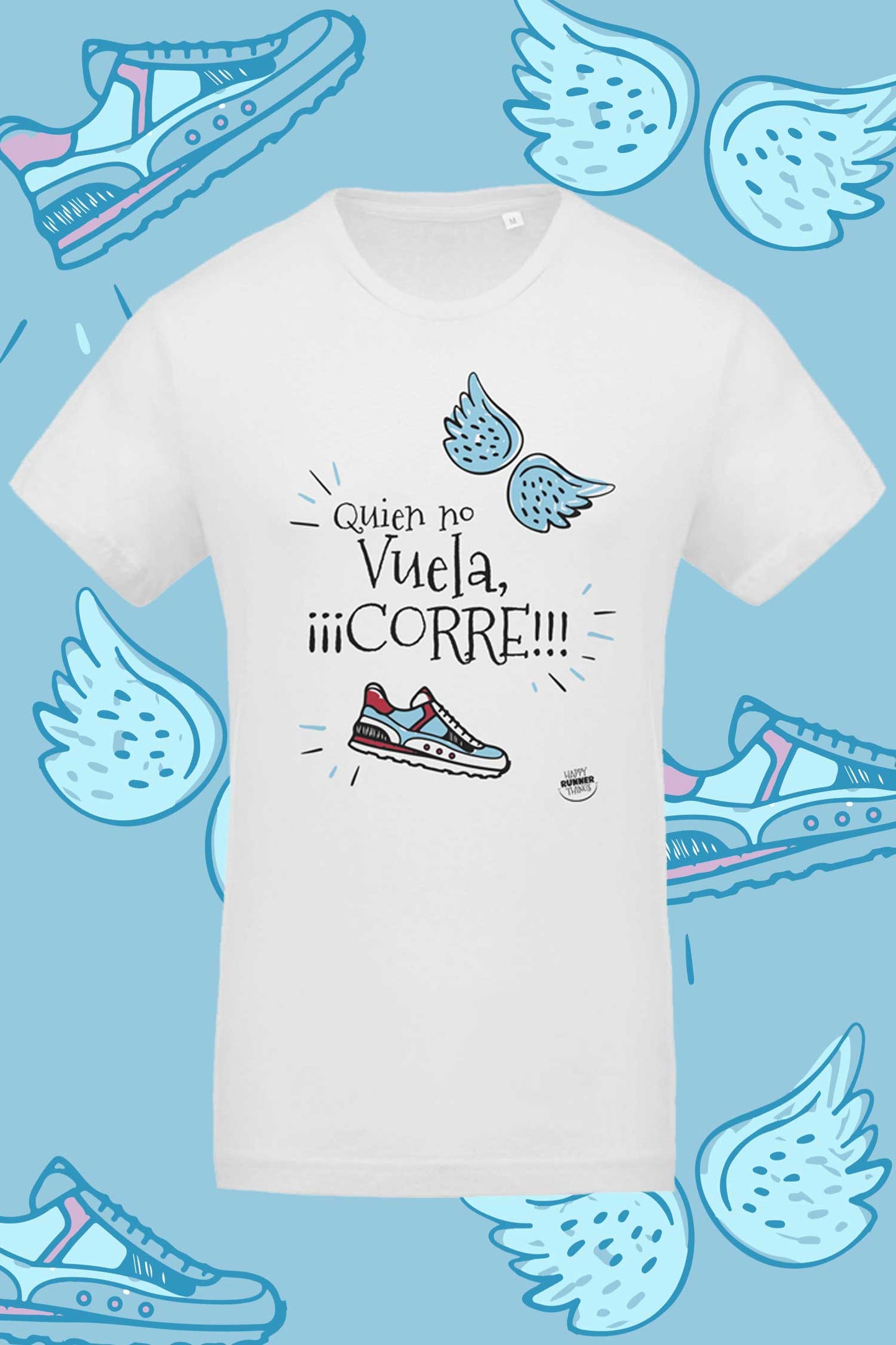 Quien no Vuela, Corre - Camiseta Casual Unisex