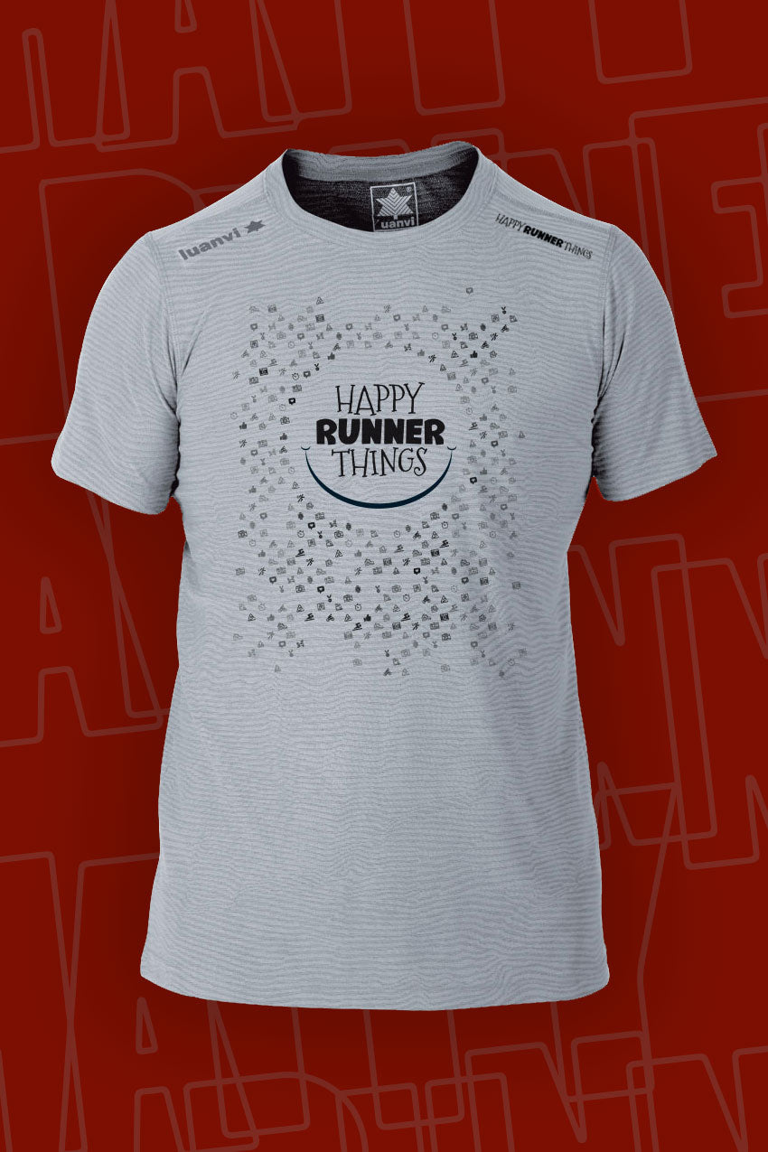 Happy Runner Things - Camiseta Técnica Unisex