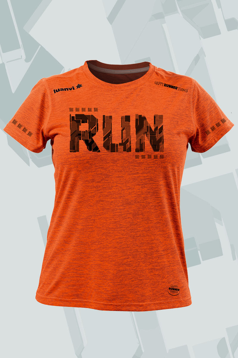 Run Rocks - Camiseta Técnica Mujer