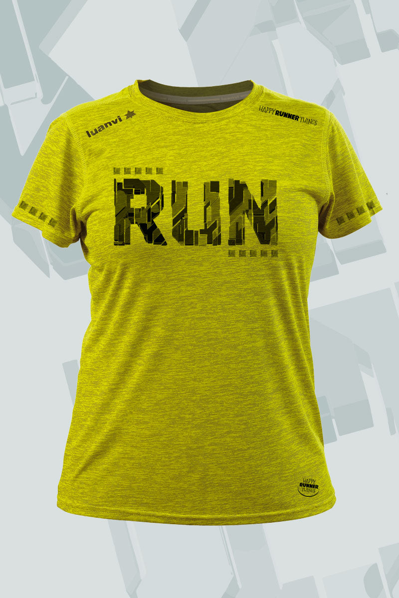 Run Rocks - Camiseta Técnica Mujer