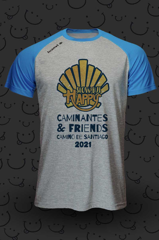 Slow But Happy - Camiseta Custom Camino de Santiago