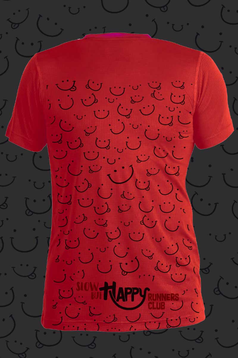 Slow But Happy - Camiseta Técnica Unisex - 2019