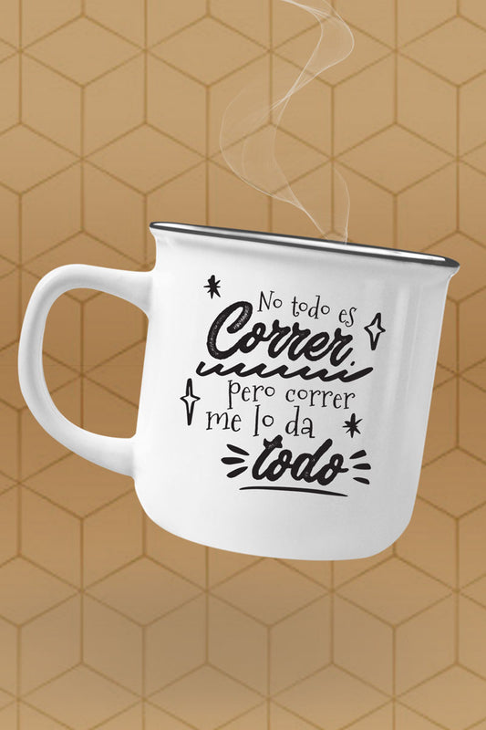 Correr me lo da todo - Taza Vintage
