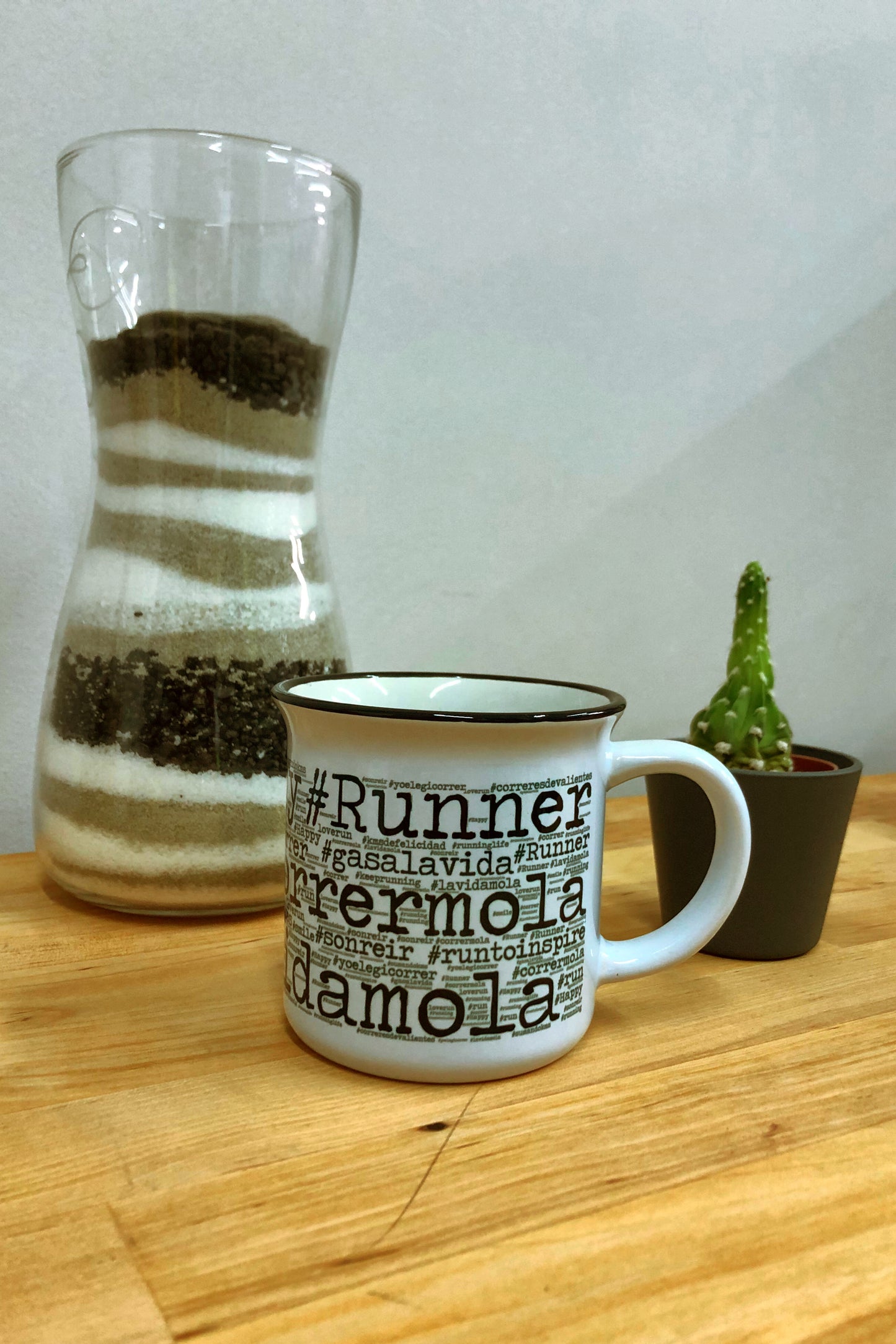 Hashtag - Taza Vintage - Negro