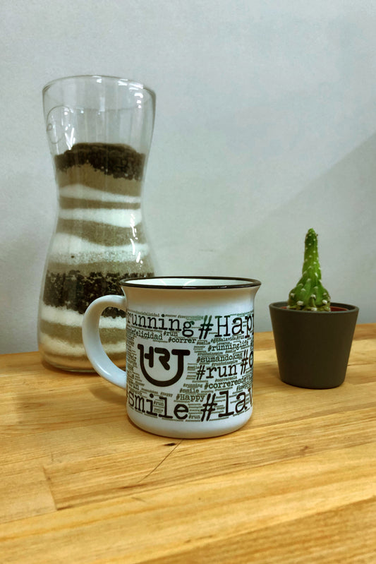 Hashtag - Taza Vintage - Negro