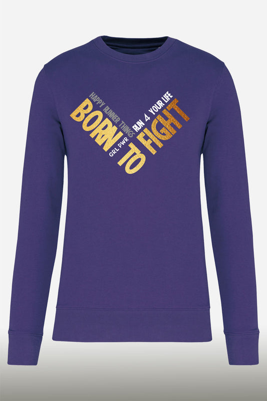 Girl Power - Born to Fight - Sudadera Casual Ecorresponsable Unisex