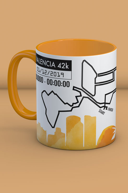 Trazados - Taza - Maratón Valencia