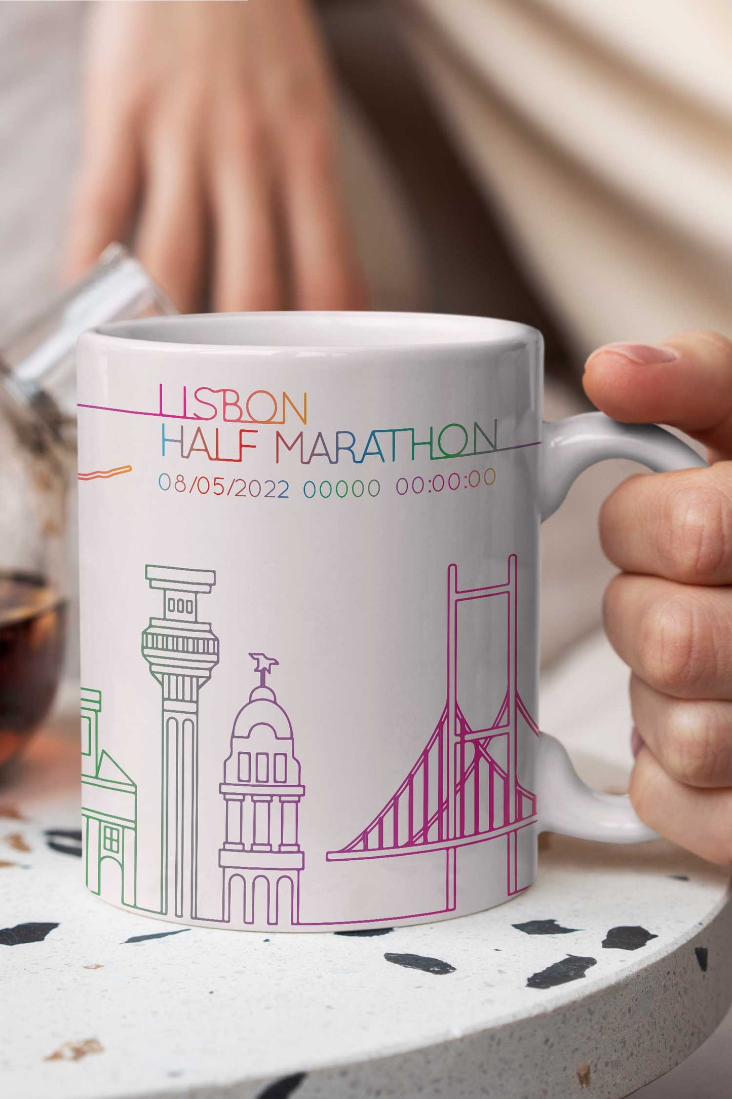 Trazados - Taza - Medio Maratón Lisboa