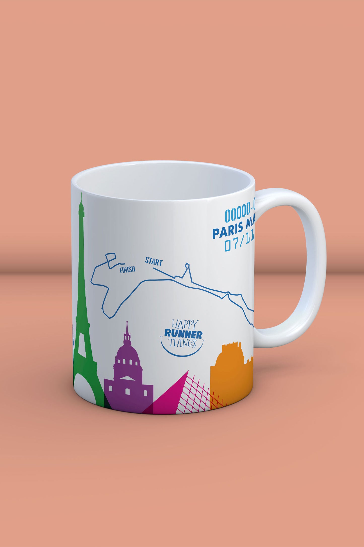 Trazados - Taza - Paris Marathon