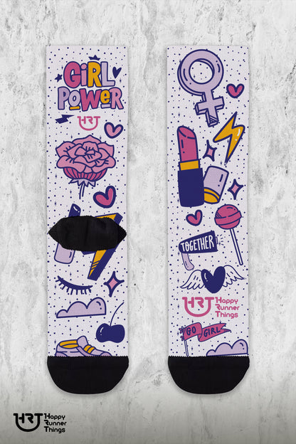 Girl Power - Calcetines - Caña Media-Alta