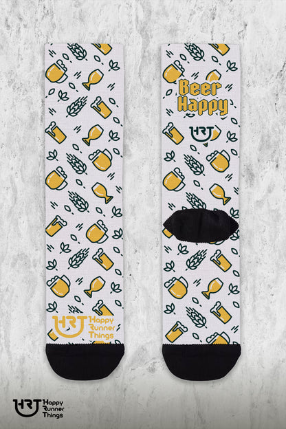 Beer Happy - Calcetines - Caña Media-Alta