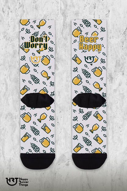 Beer Happy - Calcetines - Caña Media-Alta