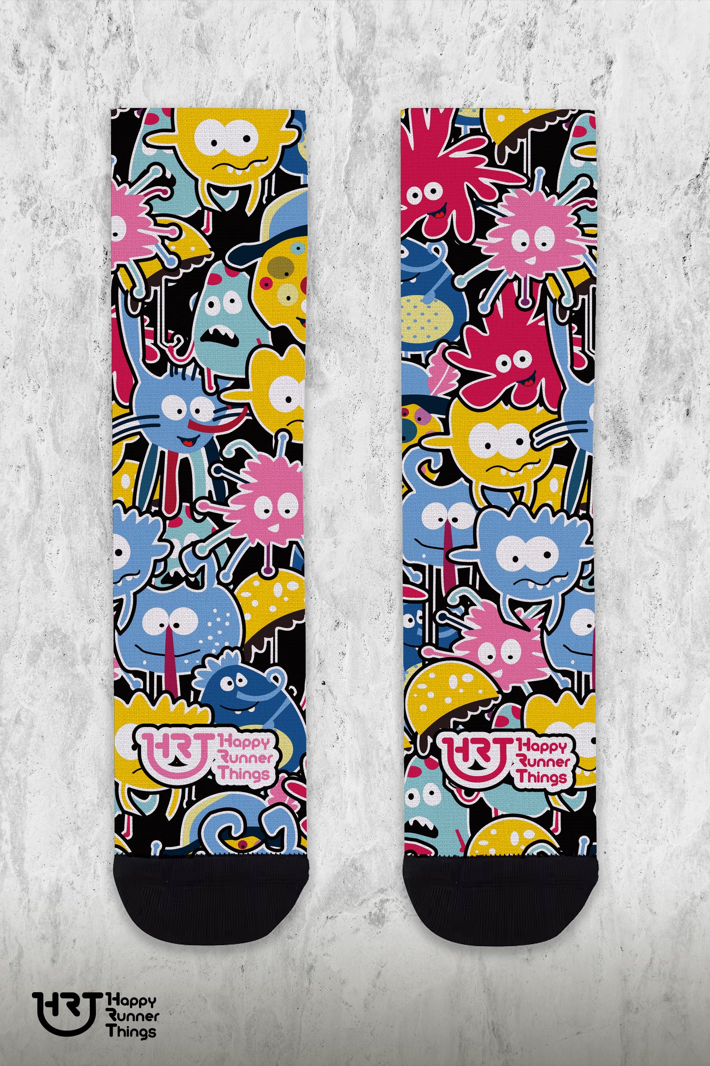 Colorfull Monsters - Calcetines - Caña Media-Alta