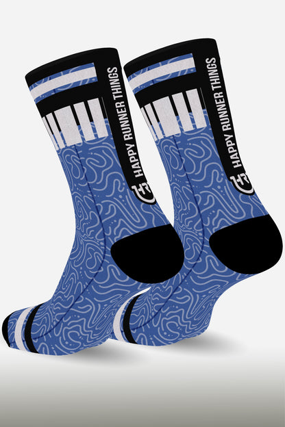 Happy Runner Things - Calcetines - Caña Alta