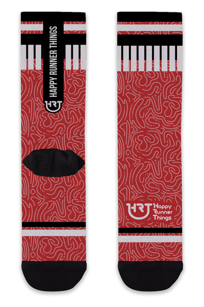 Happy Runner Things - Calcetines - Caña Alta