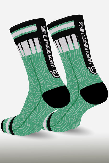 Happy Runner Things - Calcetines - Caña Alta